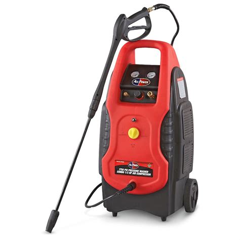 compressed air pressure washer.